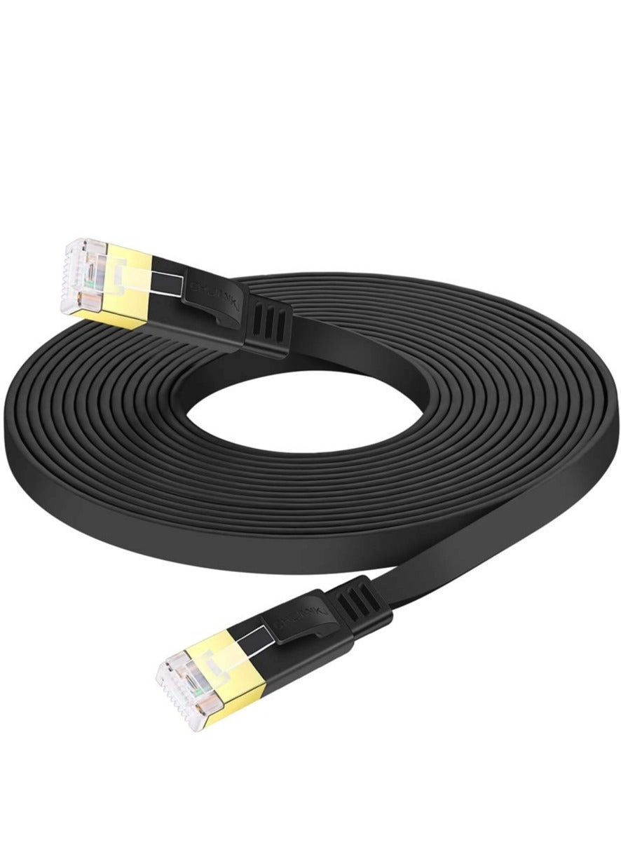 Green Tiger Cat 7 Ethernet Cable - 25M