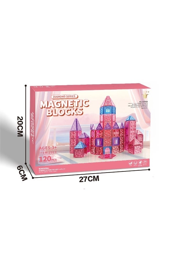 Magnetic Building Blocks - 120 pcs