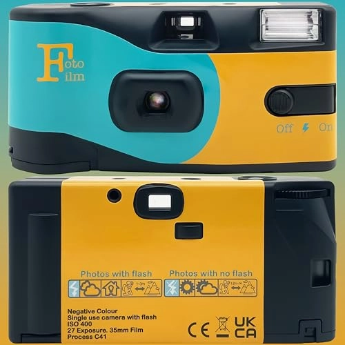 Pro Disposable Camera - ISO 400 27 Exposures 5 Pack