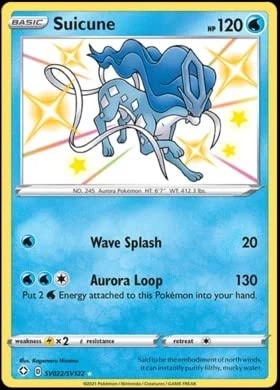 Pokémon Suicune SV022/SV122