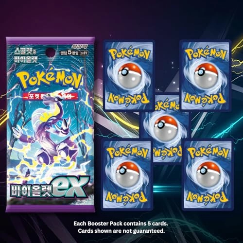 Pokemon Scarlet and Violet Base Set Violet Ex Korean Booster Box - Korean 30pcs