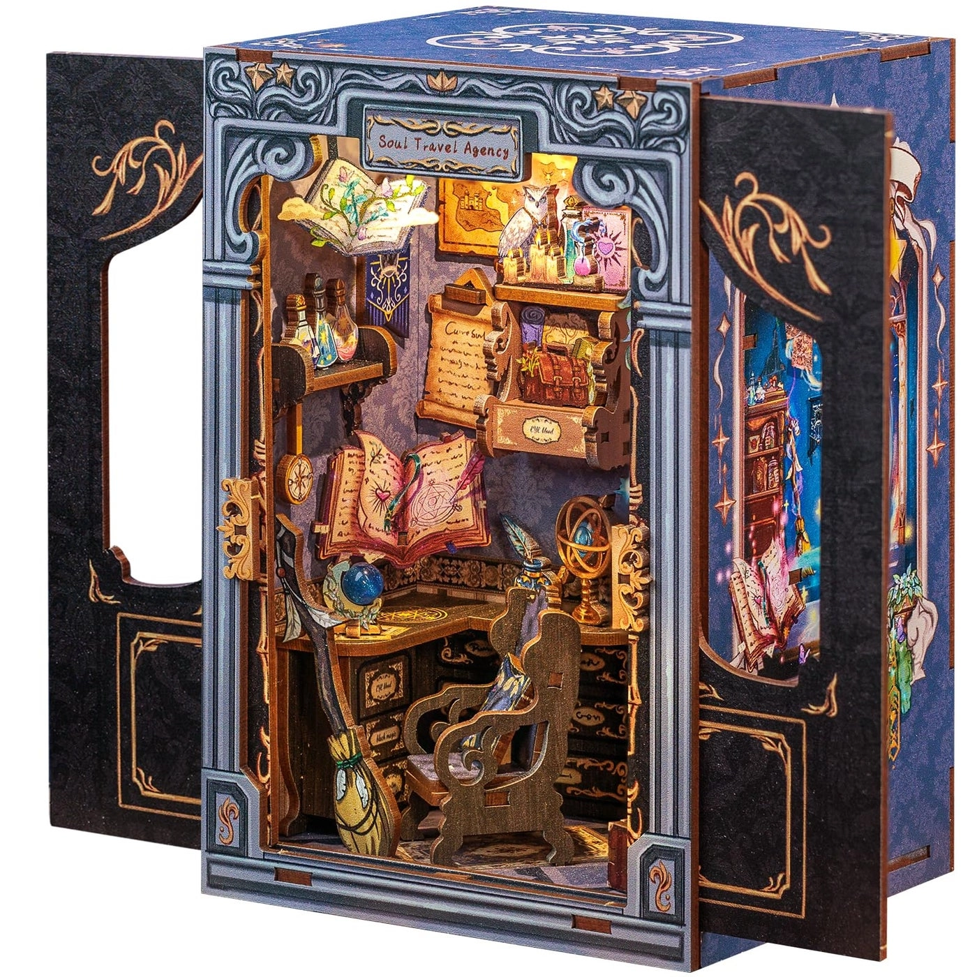 Book Nook Kit - DIY 3D Wooden Puzzle