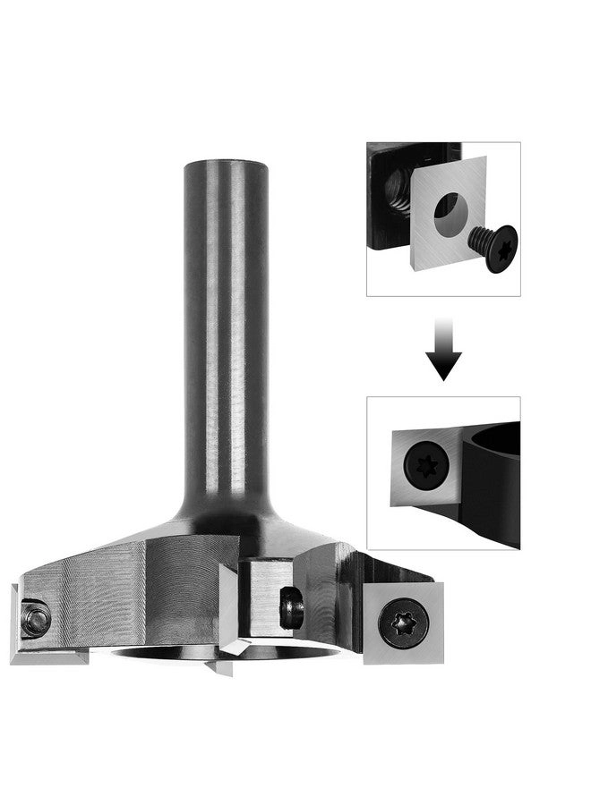 Spoilboard Surfacing Router Bit - 2.5 inch 1/2 inch