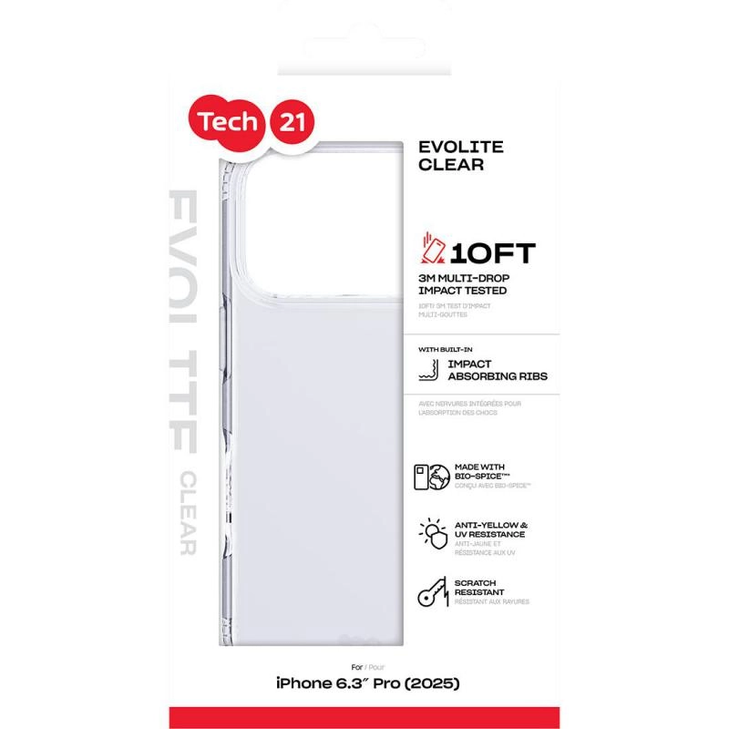 EvoLite Case Clear Bio TPU for iPhone 16
