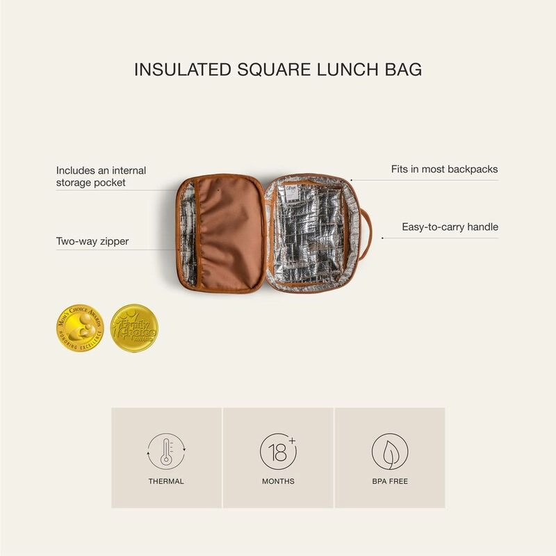 Insulated Square Lunchbag - Tiger
