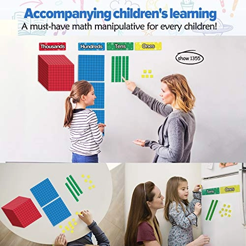 Base Ten Blocks - 6 years and up 131 pieces