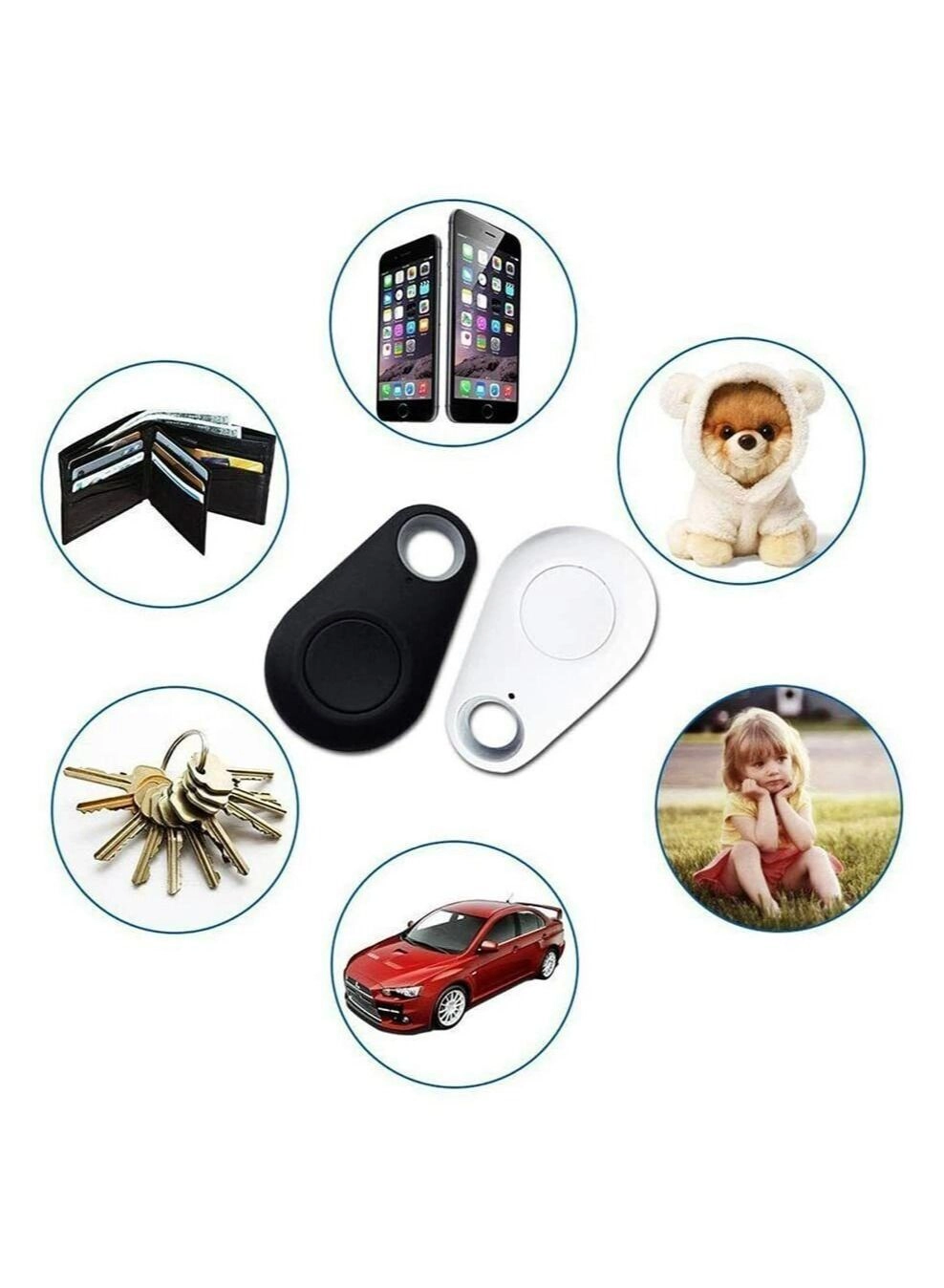 Bluetooth Smart Tag Key Finder - Bluetooth 4.0 Low Energy 75 Feet 8 month