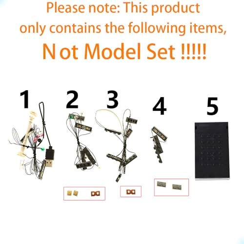 LED Light Kit for LEGO Tudor Corner Building Blocks Model 10350