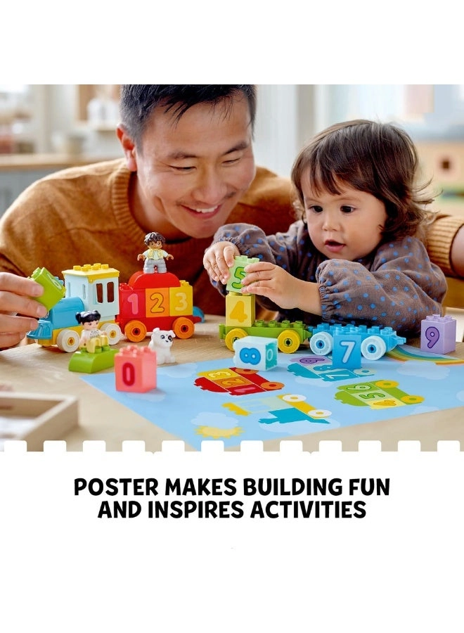 My First Number Train - 1 1/2-3 Year Olds 23 pieces