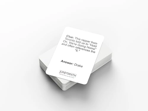 Juneteenth Trivia Game - Card Game