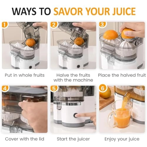 Dual Head Electric Citrus Juicer - 150W ≤400mL