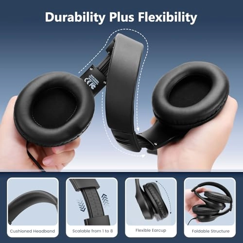 USB C Headphones Wired Headphone