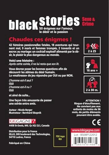 Black Stories 2 + Crime + C'est La Vie (French)