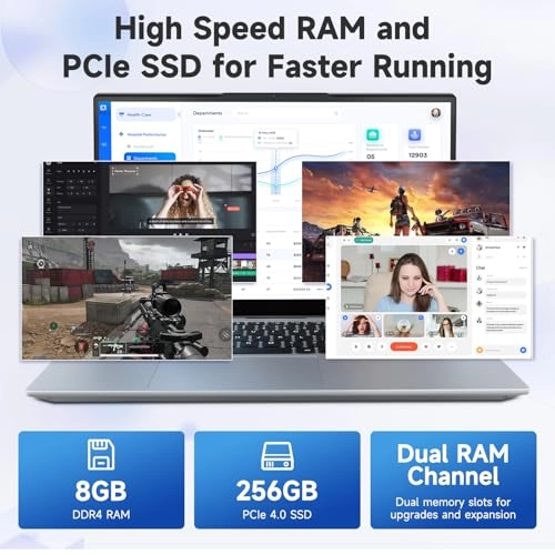 N154S - 15.6'' Core i3-1215U 8GB DDR4 256GB SSD