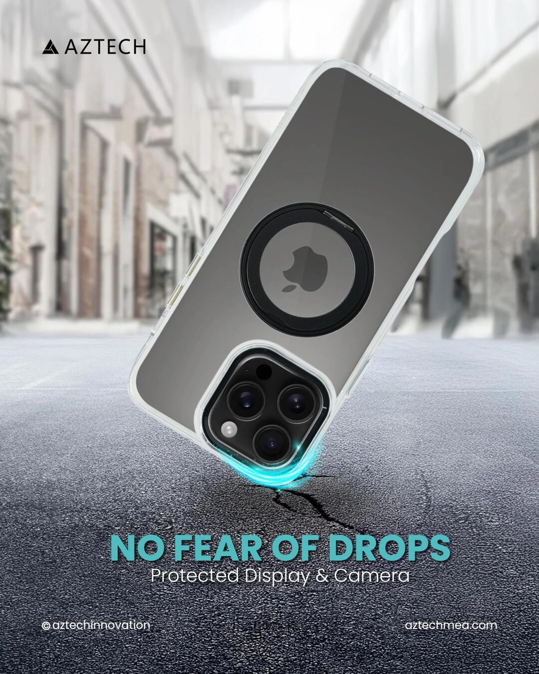 SuperSnap 360°Rotatable - Silver Magnetic Ring iPhone 13 Pro max