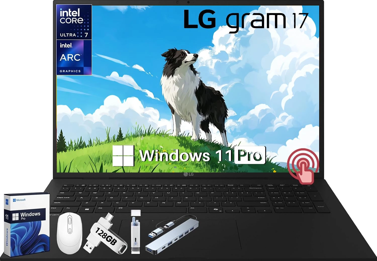 gram 17 - 17'' Core Ultra 7 258V 32GB DDR5 4TB SSD