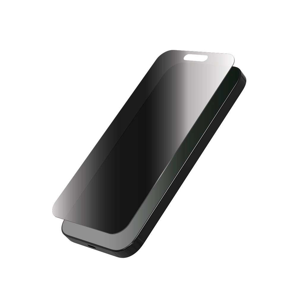 ZAGG Invisible Shield Privacy Protect - 2-Way Privacy Tempered Glass iPhone 15 Pro