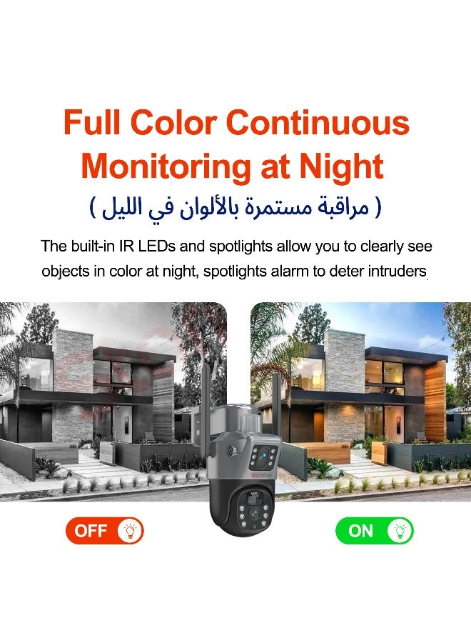 Solar WiFi Security Camera 2K