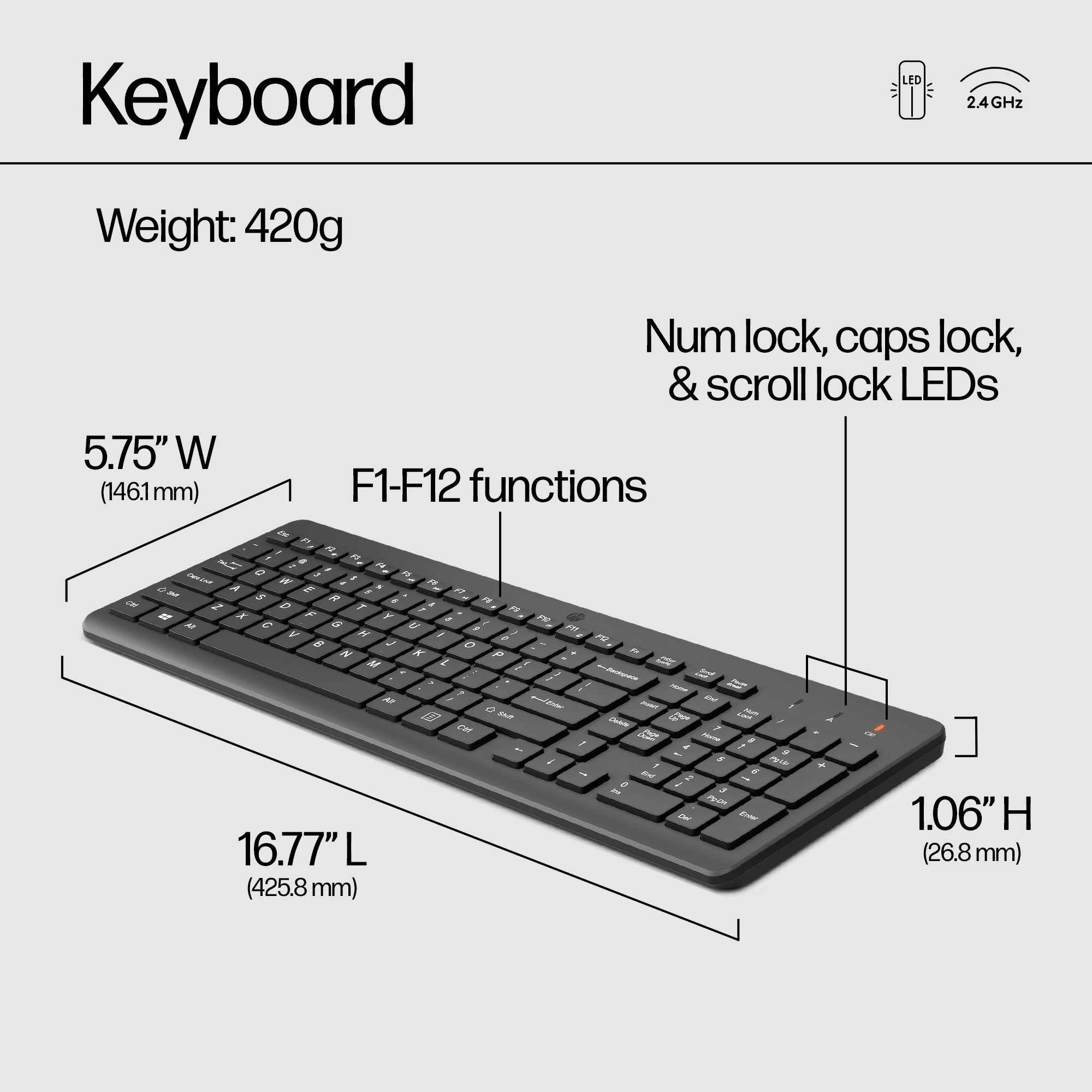 Keyboard - Wireless + Mouse