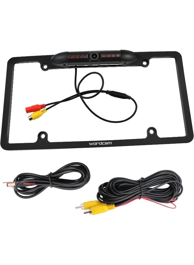 License Plate Frame Rear View Backup Camera - Night vision