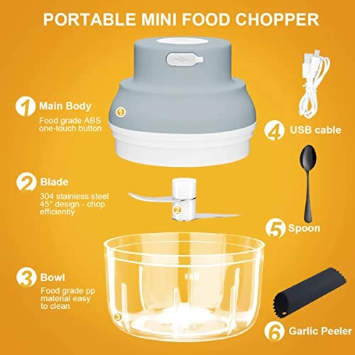 mini garlic chopper - 100ML 45 watts