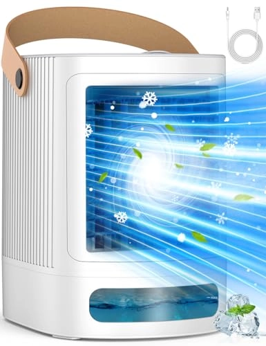 Mini Air Conditioner - 100 Cubic Feet Per Minute 700ml