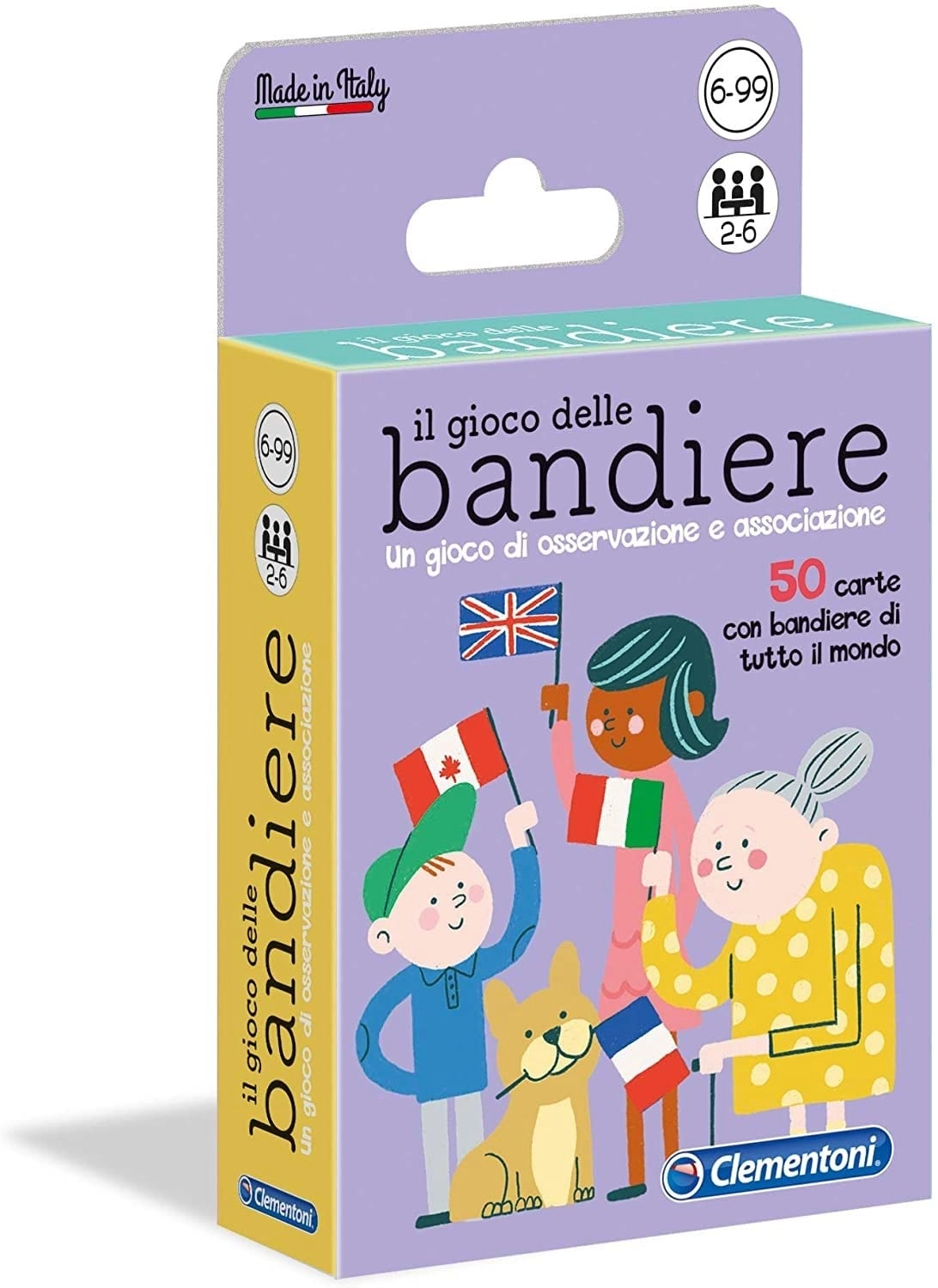 Clementoni The Game of Flags - 50 pieces 6 - 99 years Italian