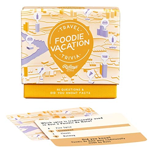 Ridley's Foodie Vacation Trivia - Card Game