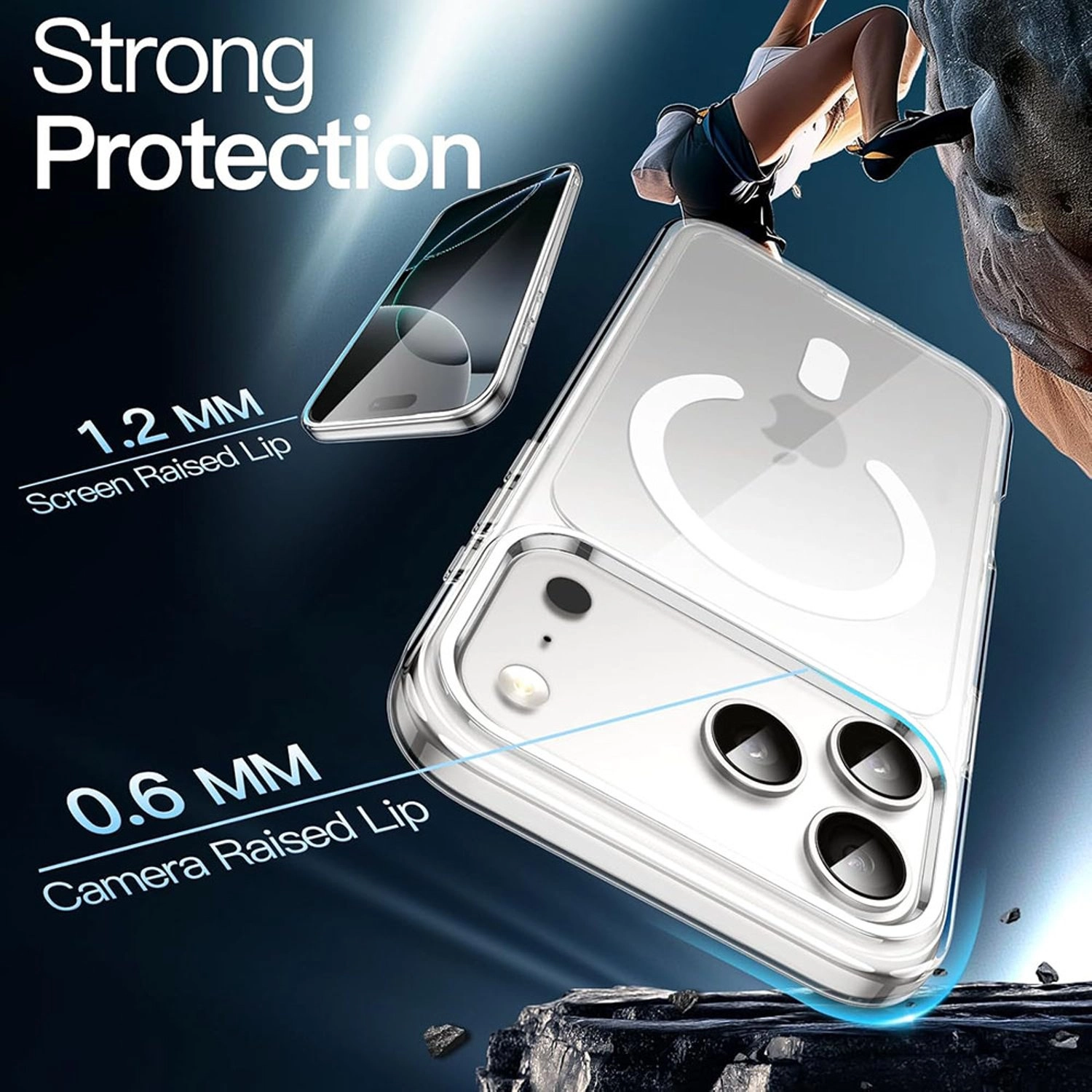 Clear MagSafe Case for iPhone 17 Pro Max