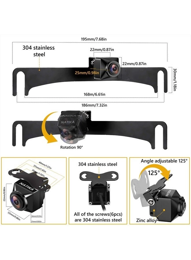 Backup Camera - Night vision CVBS AHD TVI 720P