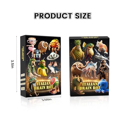 Italian Brainrot Cards - 55pcs Colorful