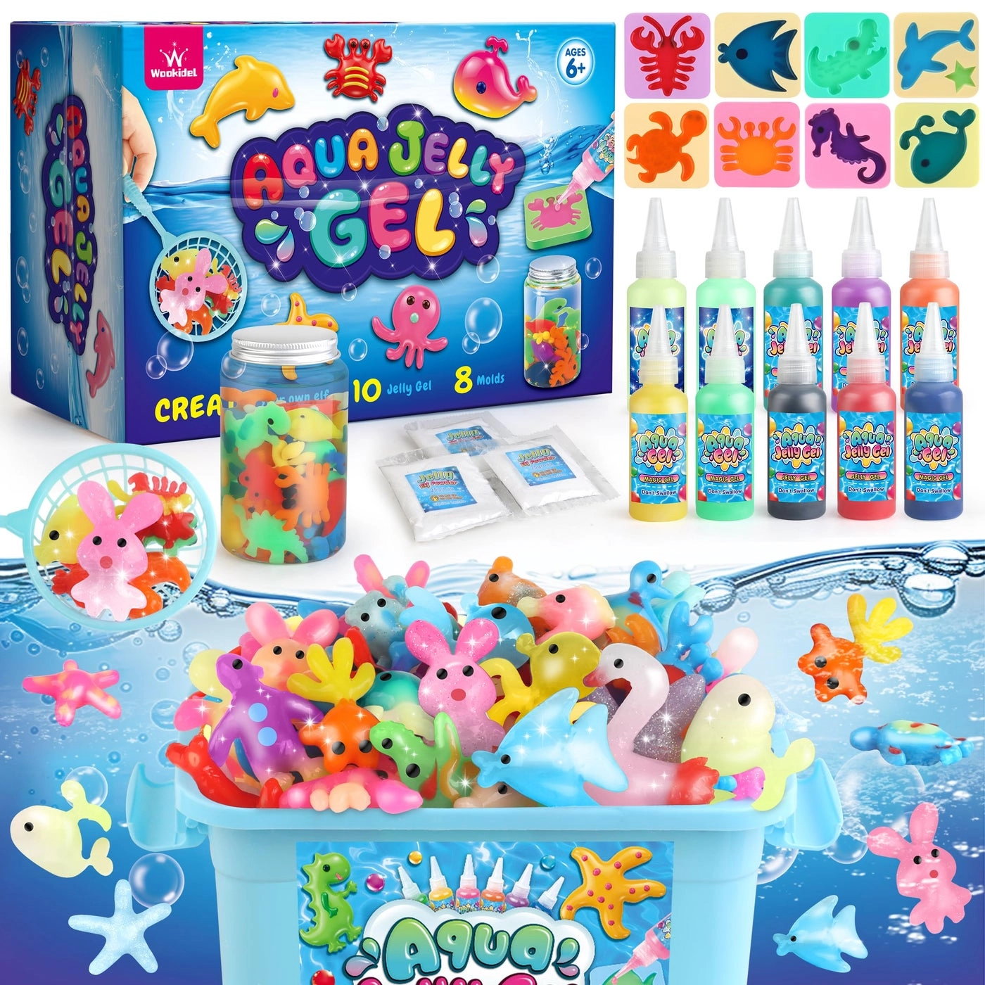 Magic Gel Water Elf Kit - 6+ years 10 pcs