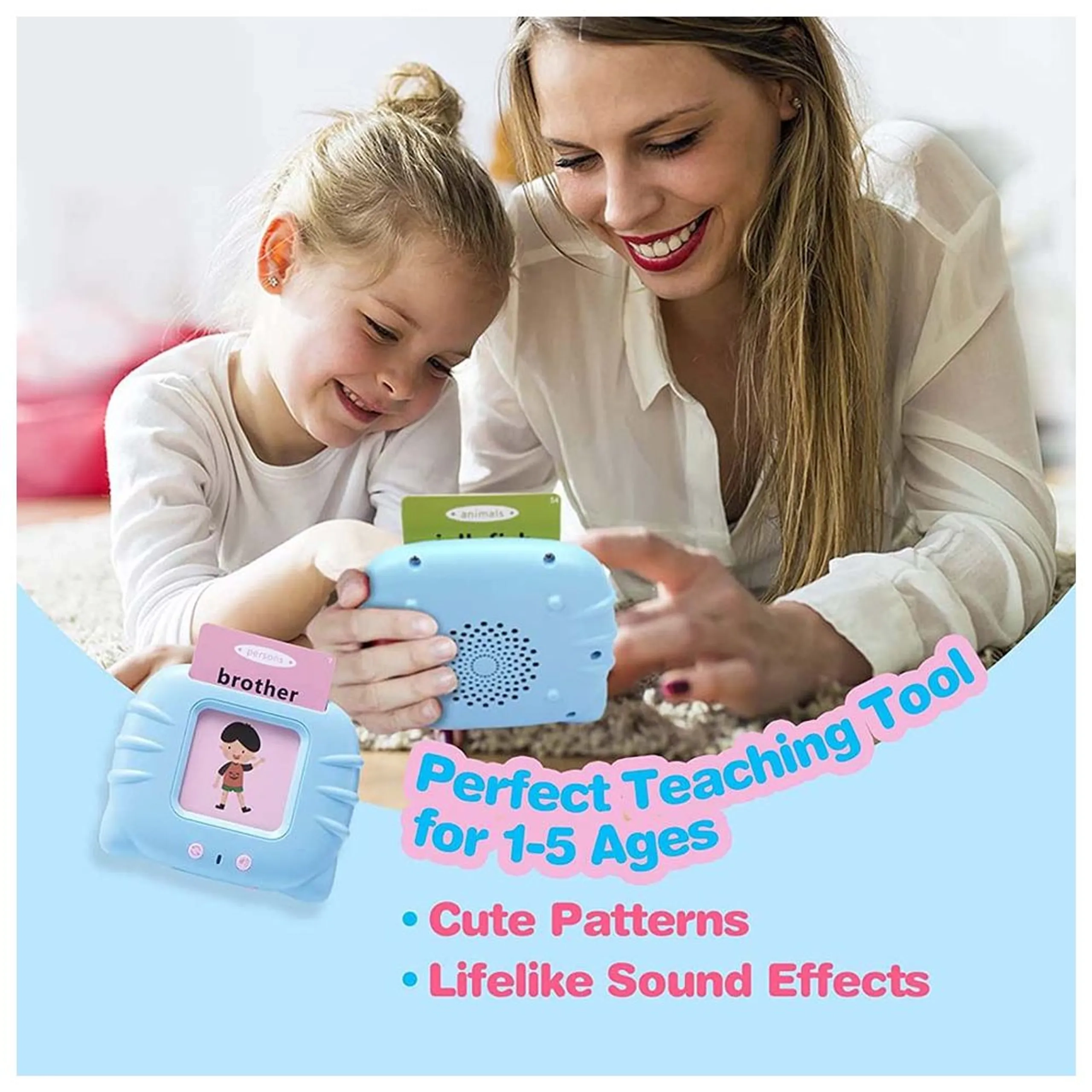 Talking Flash Cards - Suitable for 2 years and above