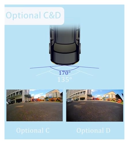 CCD HD AHD Fisheye Rear View Camera - Universal RCA connector 680*480 720P
