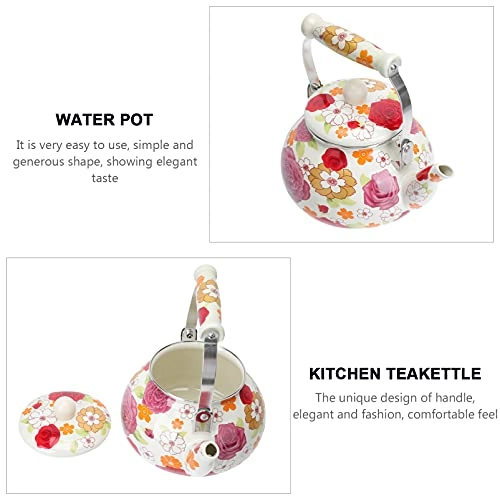 Porcelain Teapot - Ceramic Enameled 2. 5L