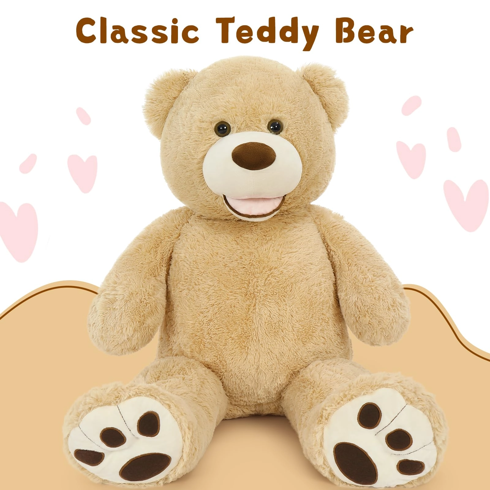 Teddy Bear - 39 inches Gray