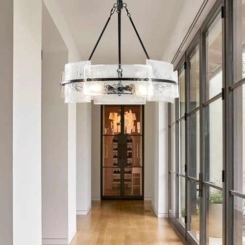 Drum Chandelier - 22" Black