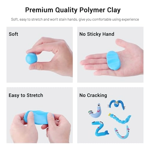 Polymer Clay Starter Kit - 20 g 116 pcs.