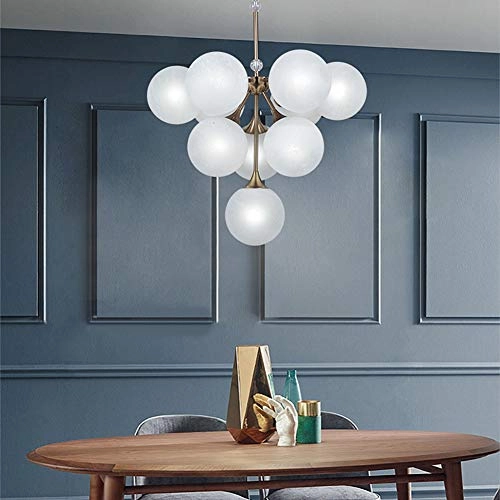 G9 Nordic Creative Glass Bubble Chandelier - 13 head Golden.