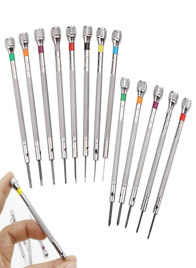 BetterJonny Micro Precision Watch Screwdriver - 13 Pcs 0.6-2.0 mm,1.2-2.0mm
