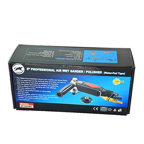 Wet Air Polisher - 5 Inch Pneumatic Water Injection