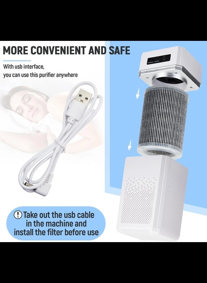 Air Purifier - 1291 Sqft H11 HEPA 2 Speeds