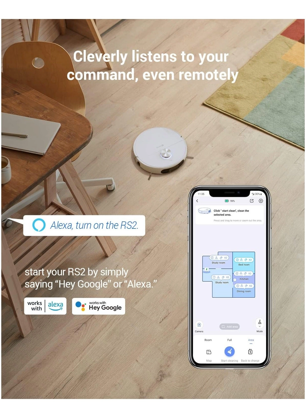 RS2 - With Mop & Self-Cleaning Dock