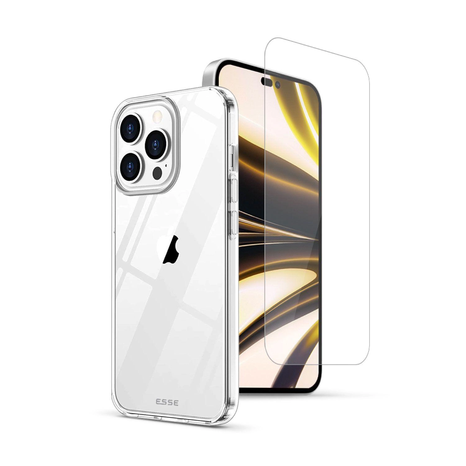 ESSE Aire - Clear Soft Case + Tempered Glass for Iphone 6.7 Pro Max (2022)