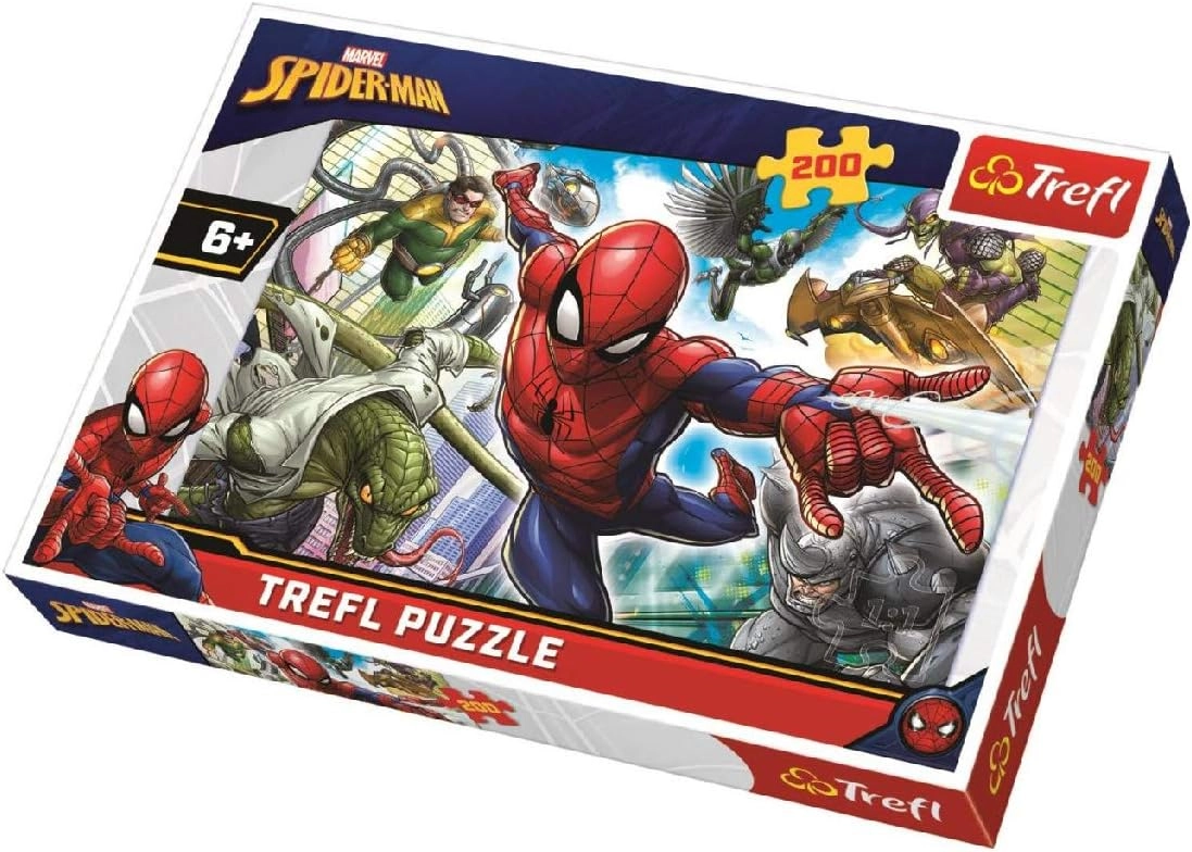 Trefl Born To Be A Superhero Disney Marvel Spiderman Puzzle (5900511132359) - 200 pcs