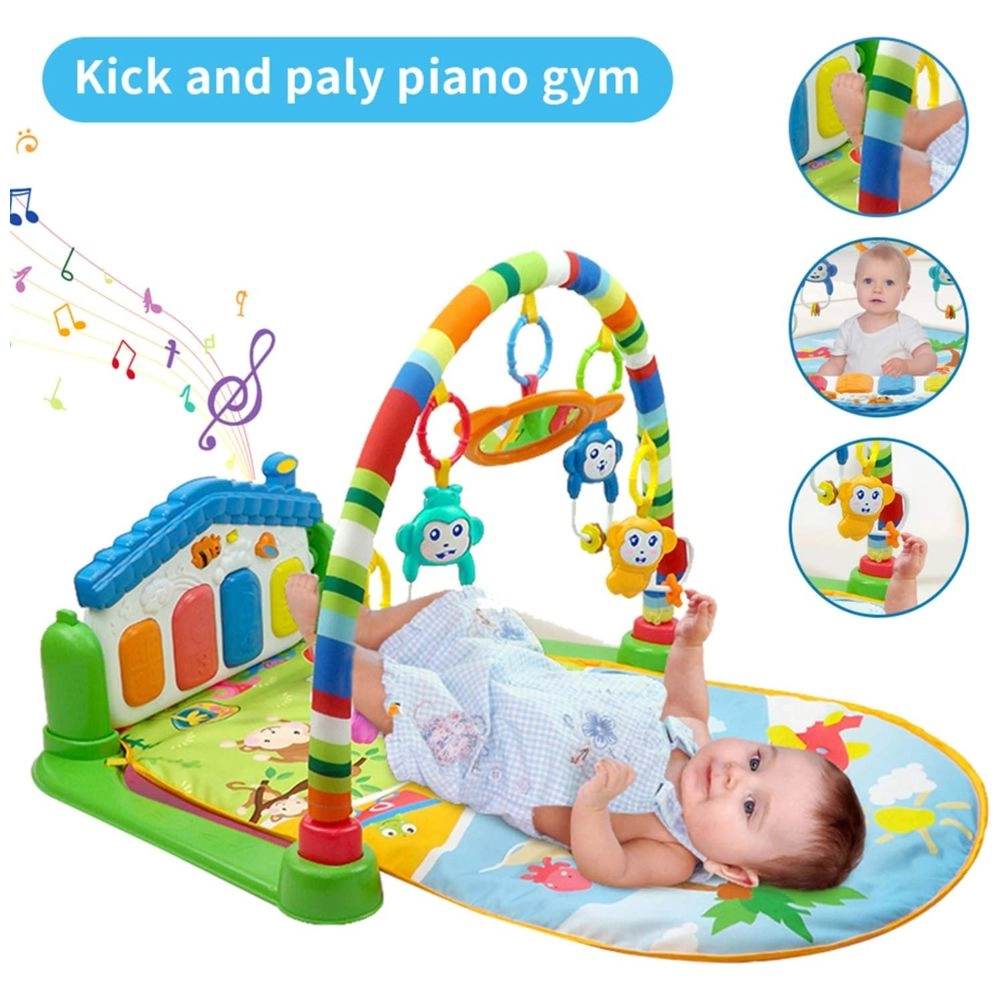 Baby Play Gym Piano Mat - Pink Newborn up to 12 months