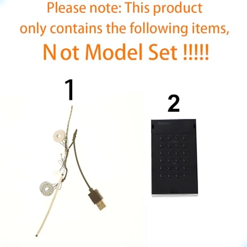 LED Light Kit - Plastic 1 4.5-5V for LEGO at-at Driver Helmet 75429