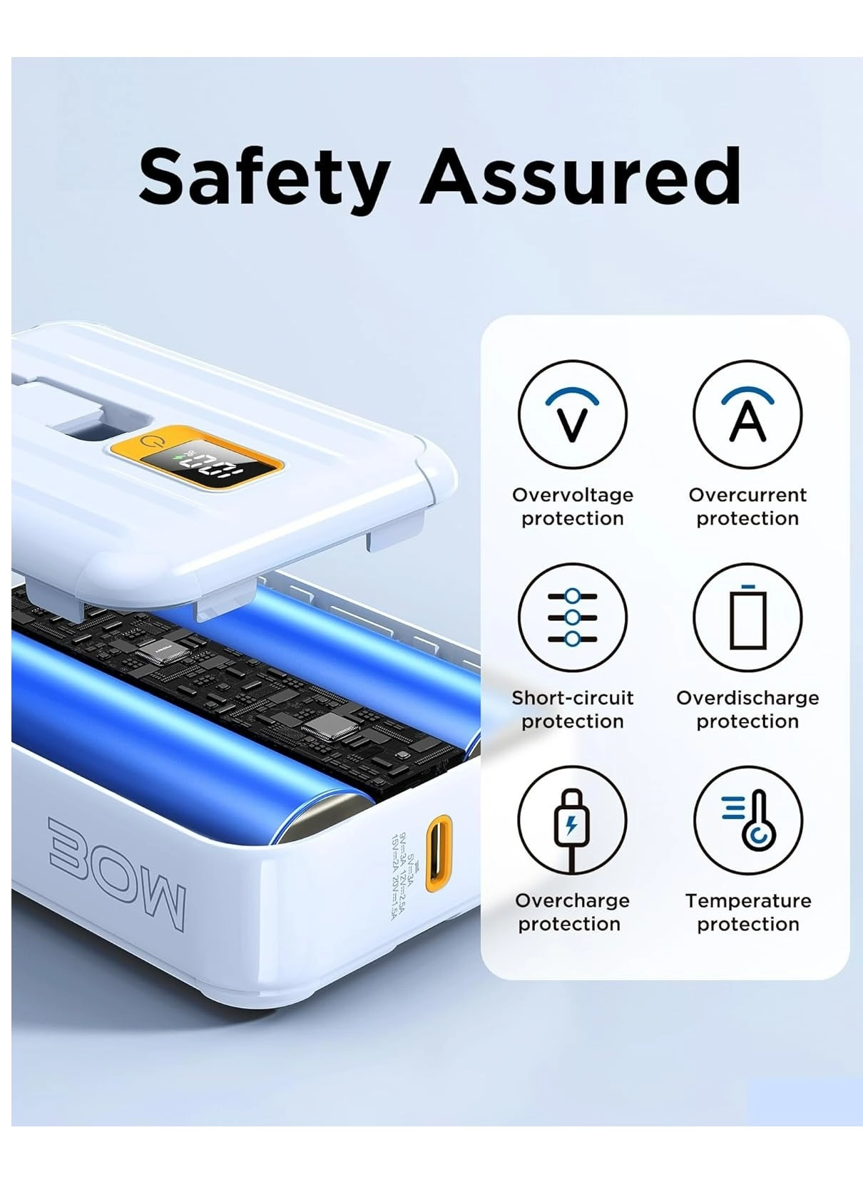 TS-D364-BLUE - 10000 mAh 30 Watt