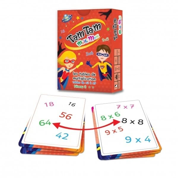 Tam Tam Safari - CP Lv 2 + Multimax Multiplication Tables - Lv 2 + Decaps (French)