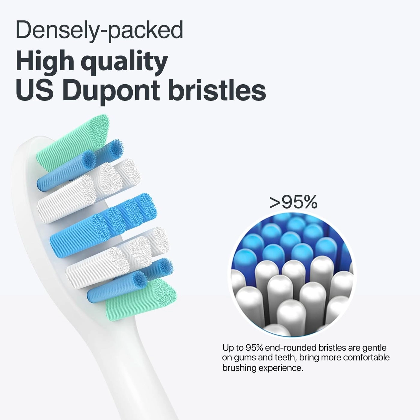 Electric Toothbrush Heads - Philips Sonicare C1 C2 G2 4100 6 Pcs